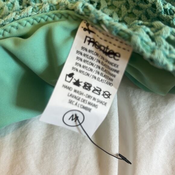 NWT Montce crochet Paula turquoise BOTTOMS only size M - Picture 7 of 7